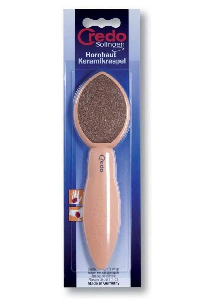 Credo Double Sided Ceramic Callus Rasp for Gentle Foot Care